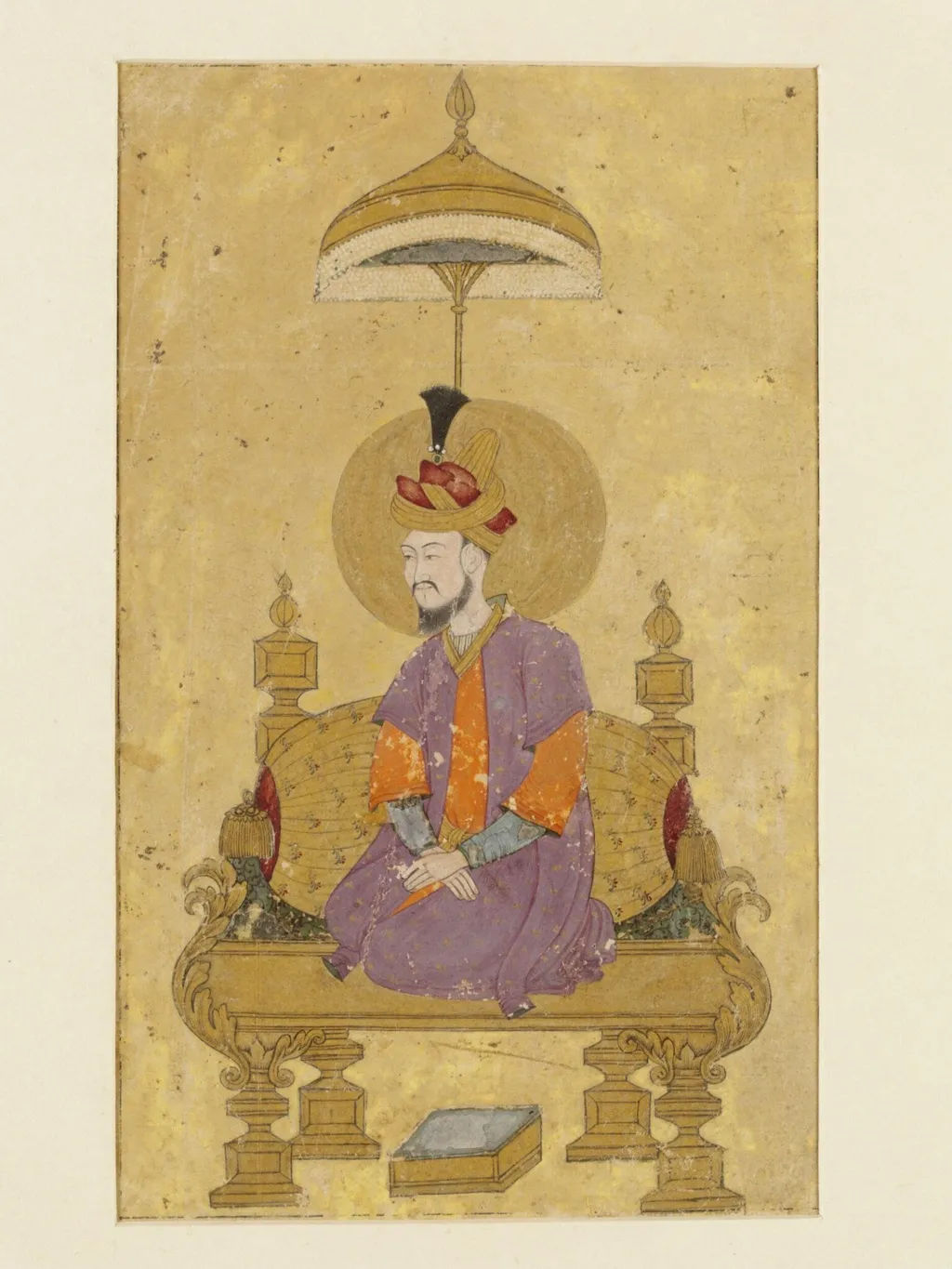 Emperor Humayan, by Unknown, paint, 1750