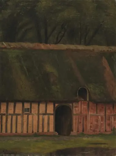 En bindingsværkslænge ved Krabbesholm, by Unknown