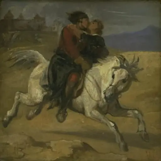 En bortførelsesscene, by Unknown