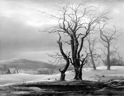 En egn ved Töplitz. Vinter, by Unknown