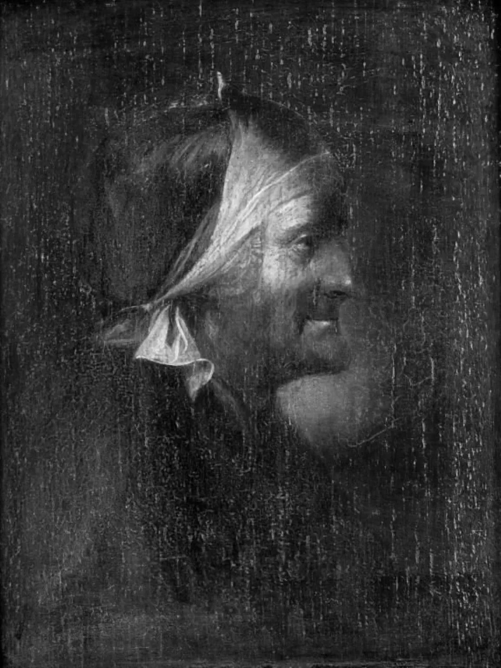 En gammel kone, by Unknown, unspecified