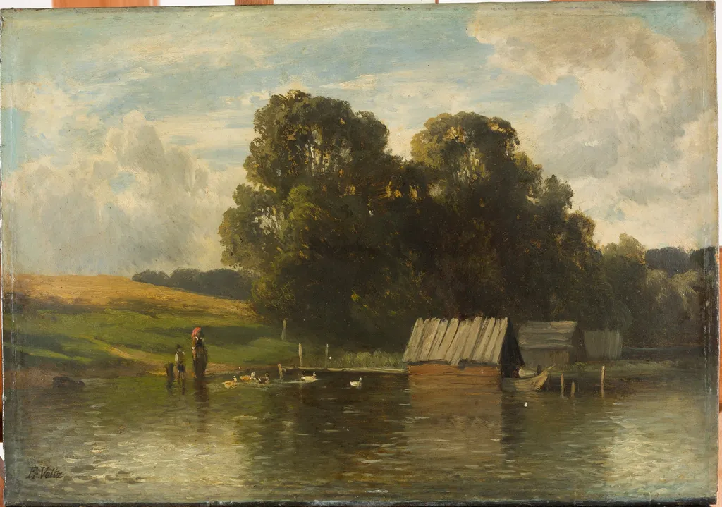 Enten am Starnberger See, by Unknown, 1850