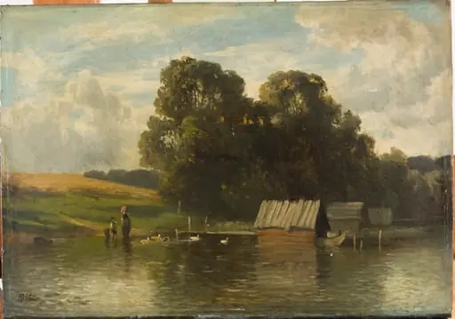 Enten am Starnberger See, by Unknown