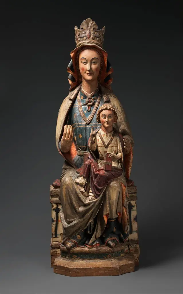 Enthroned Virgin and Child, by Unknown, 1290