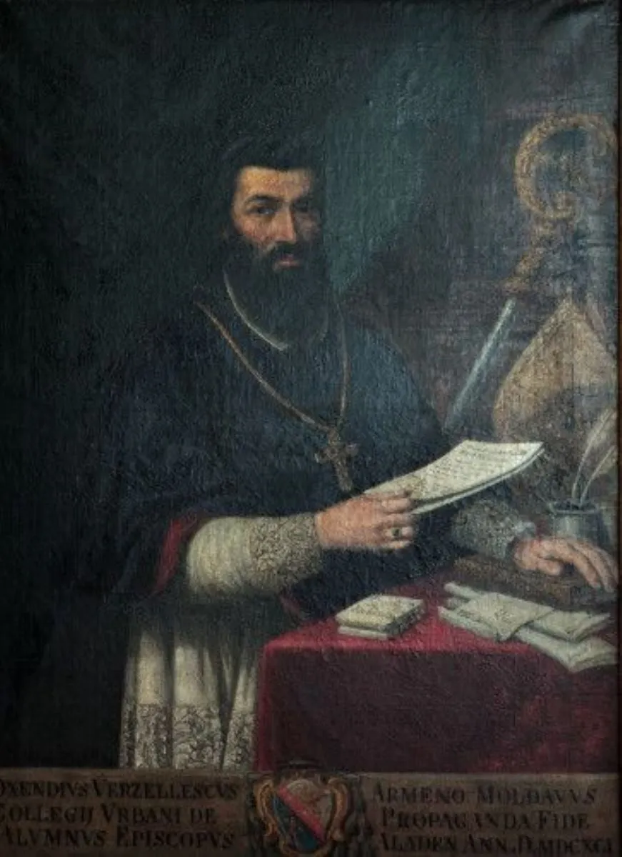 Episcopul Oxendius Verzerescul, by Unknown, unspecified, 1850