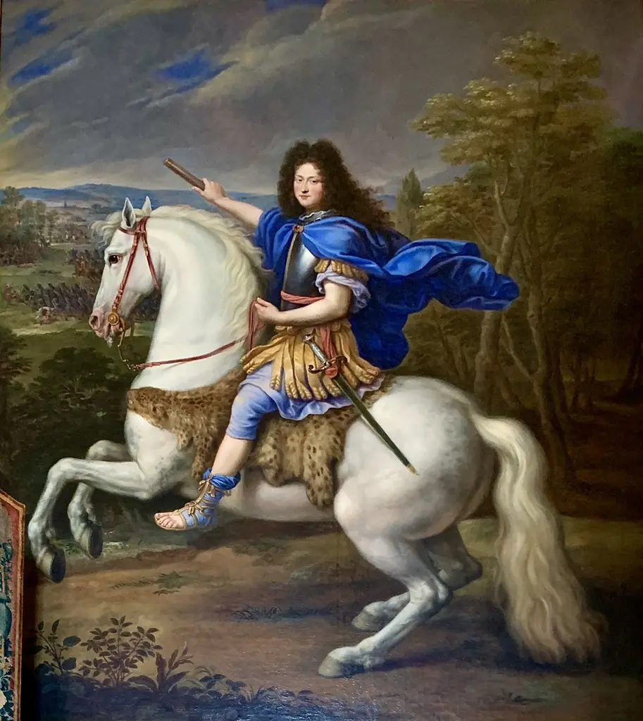 Equestrian portrait of Philippe de France, by Unknown