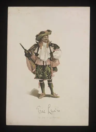 Eric Lewis as the Duke of Fayensberg, by Unknown