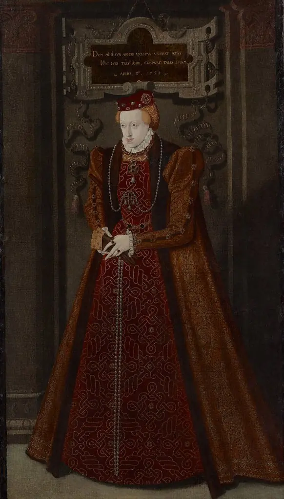 Erzherzogin Maria (1531-1581), Herzogin von Jülich - Cleve - Berg, Bildnis in ganzer Figur, by Unknown