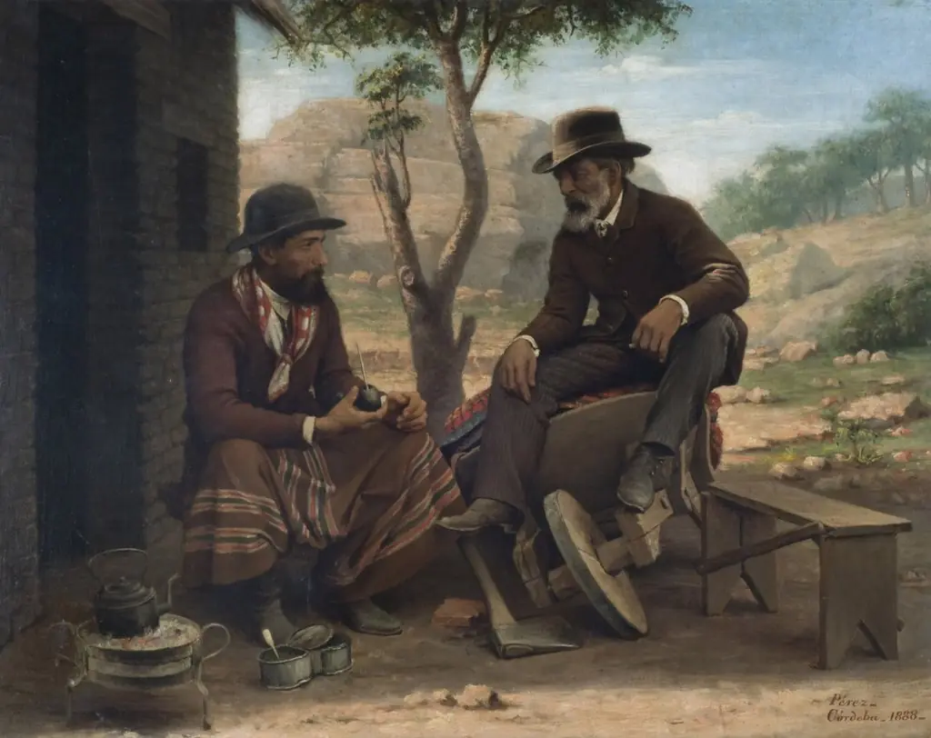 Escena de costumbres, by Unknown