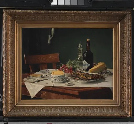 Et frokostbord, by Unknown