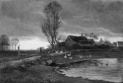 Et gadekær. Maglebylille, by Unknown