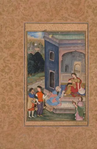 European Costume Scene, by Unknown