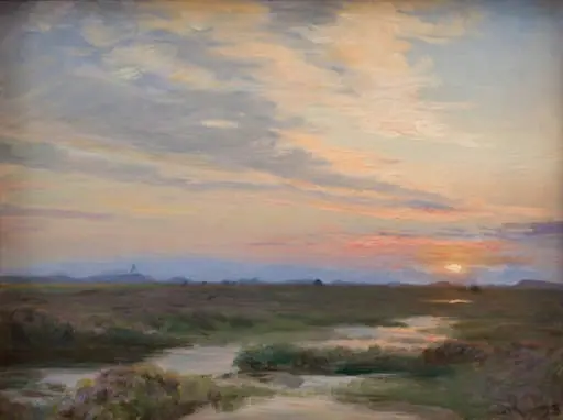 Evening at Skagen, by Unknown