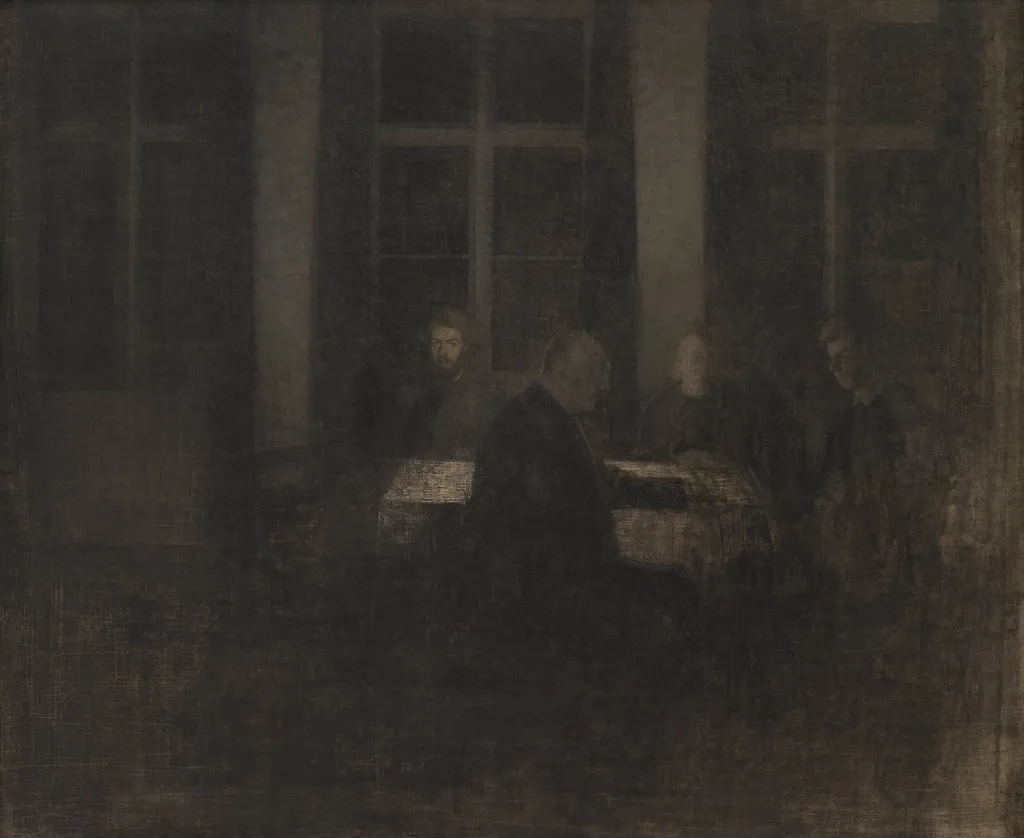 Evening in the Drawing Room, by Unknown, 1904