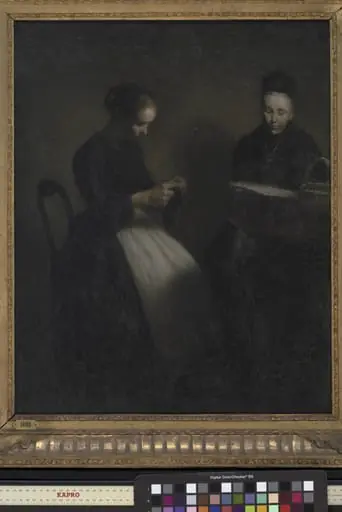Evening in the Drawing Room. The Artist's Mother and Wife, by Unknown