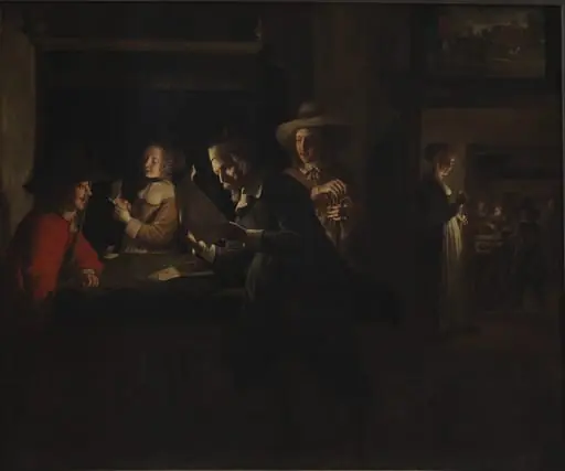 Evening Interior, by Unknown