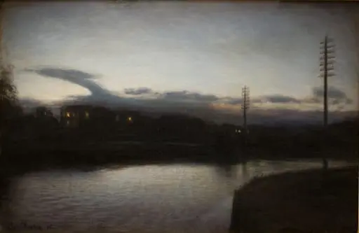 Evening Landscape, by Unknown