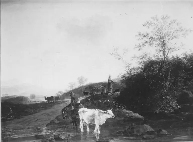 Evening Landscape, by Unknown, 1646