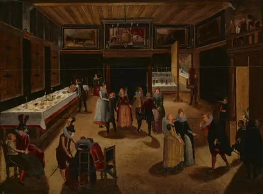 Evening Party, by Unknown