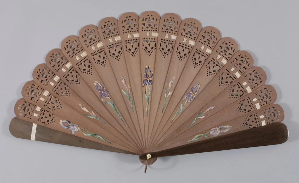 Eventail brisé, by Unknown, unspecified, 1890