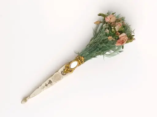 Eventail porte-bouquet, by Unknown, 1856