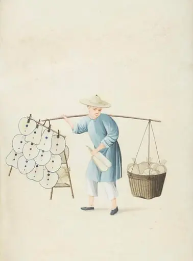 Fan-seller, by Unknown