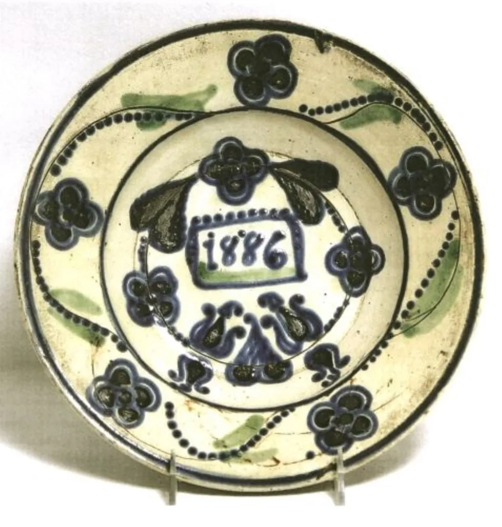 farfurie, by Unknown, 1886
