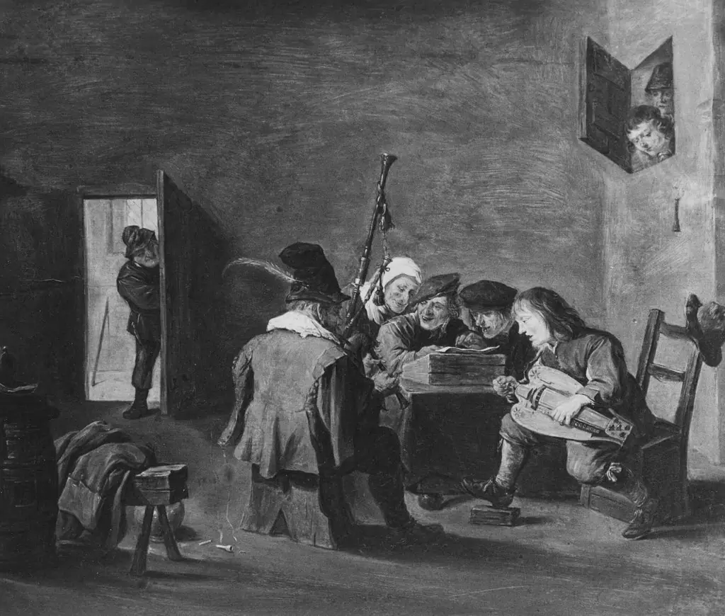 Farmers Making Music, by Unknown