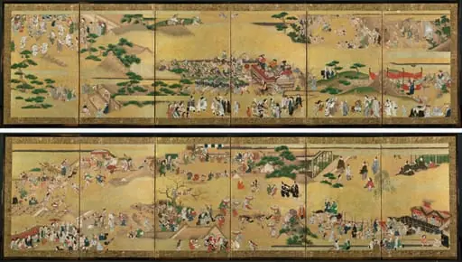 Festival Scenes, by Unknown