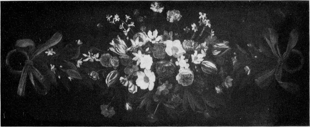Festoen van bloemen, by Unknown