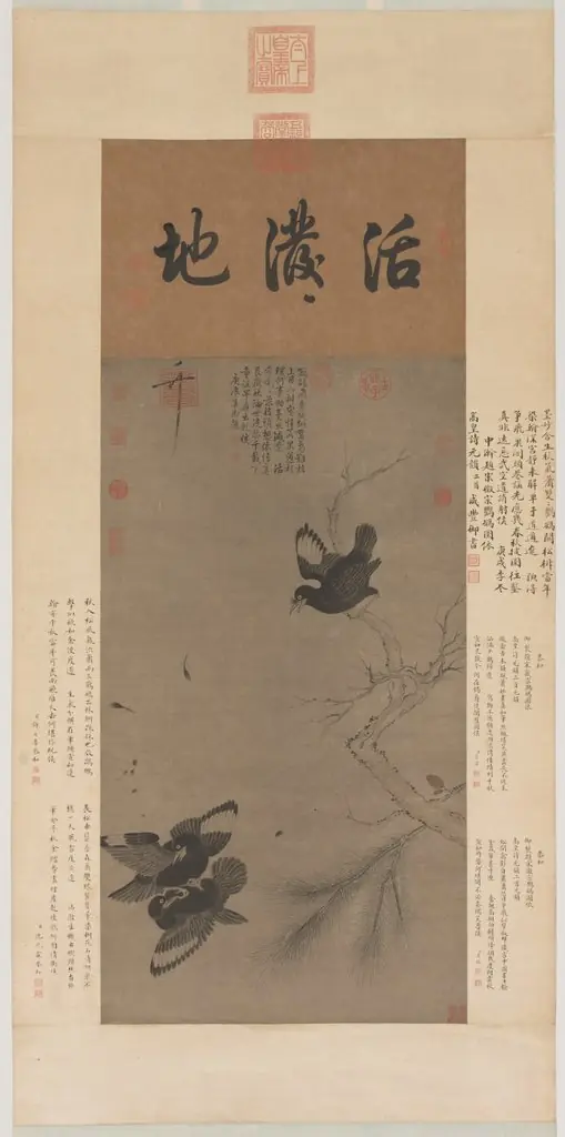 Fighting Mynah Birds, by Unknown