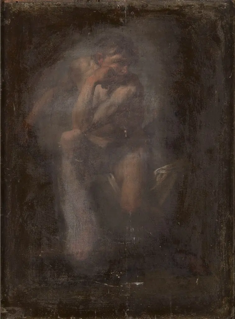 Figurstudie, by Unknown