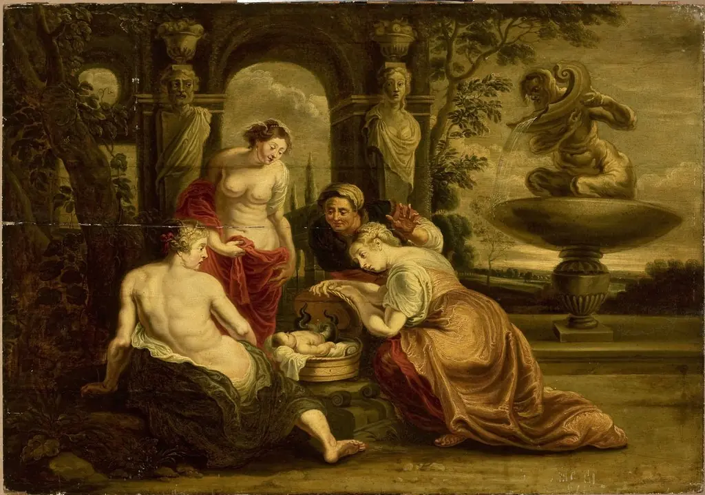 Finding of Erichthonius, by Unknown