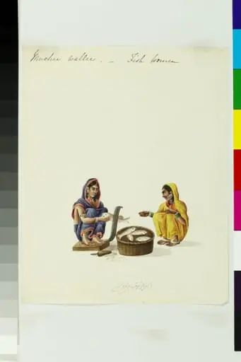 Fish woman, by Unknown