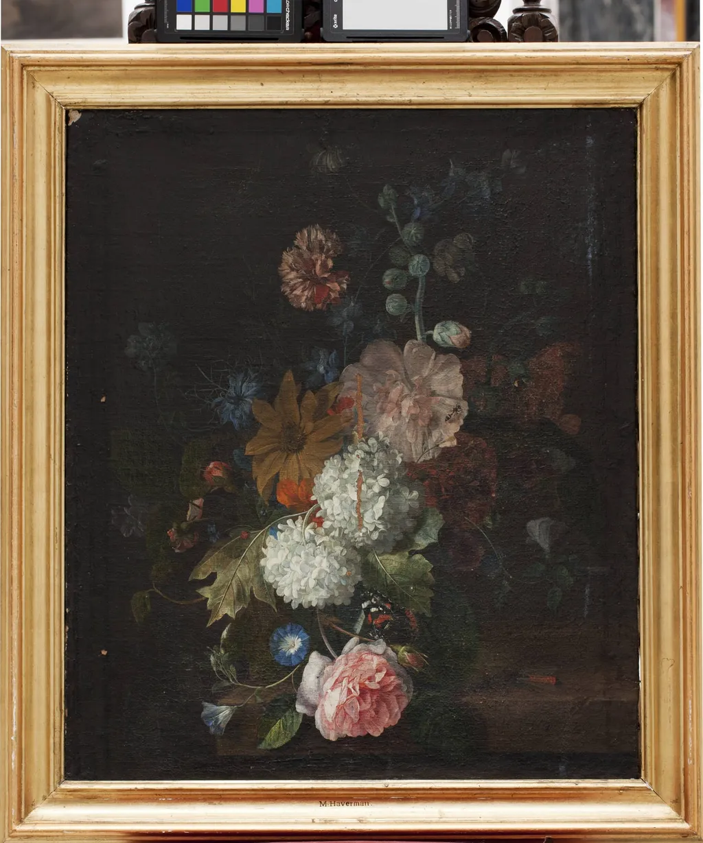 Flowers, by Unknown, 1750