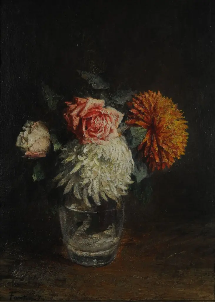 Flowers (Dahlias), by Unknown