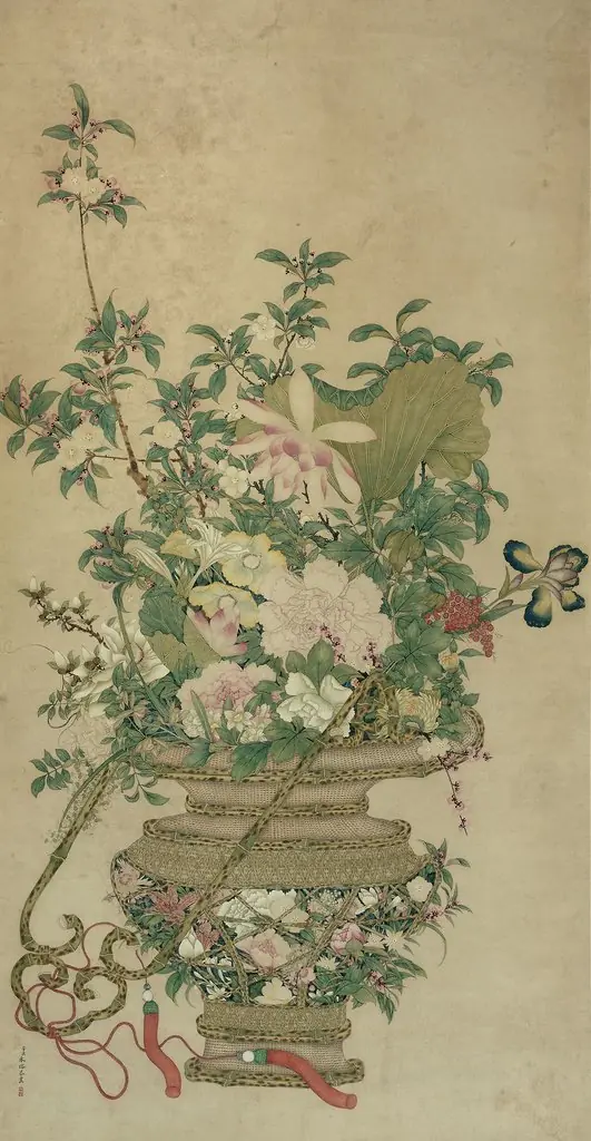 Flowers of the Four Seasons, by Unknown