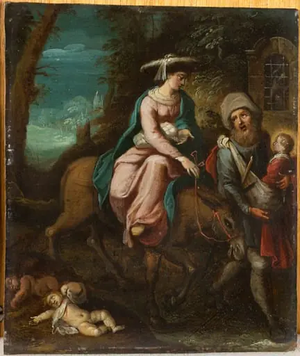 Flucht nach Ägypten, by Unknown