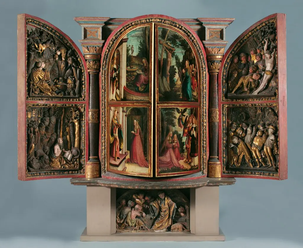 Flügelaltar der Donauschule, by Unknown
