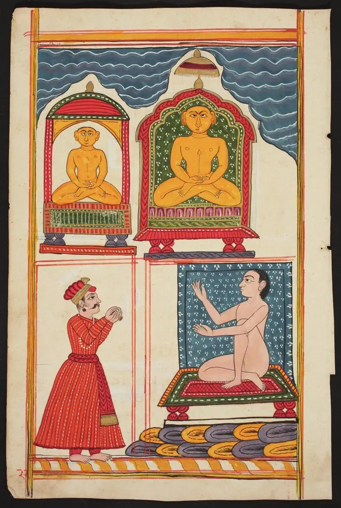 Folio from the Bhaktamara Stotra (“Hymn of the Immortal Devotee”), by Unknown
