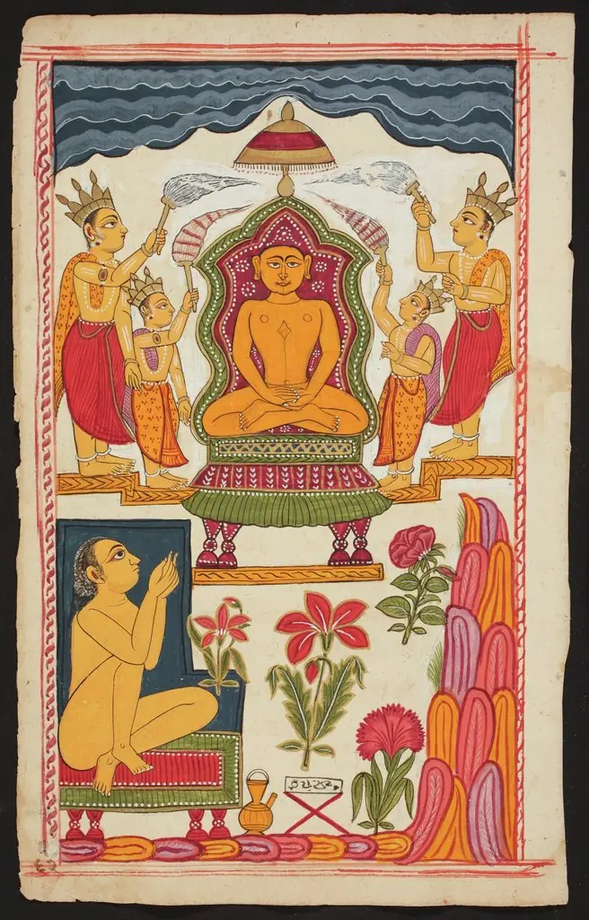 Folio from the Bhaktamara Stotra ("Hymn of the Immortal Devotee"), by Unknown