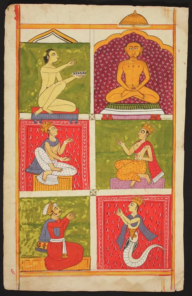 Folio from the Bhaktamara Stotra (“Hymn of the Immortal Devotee”), by Unknown