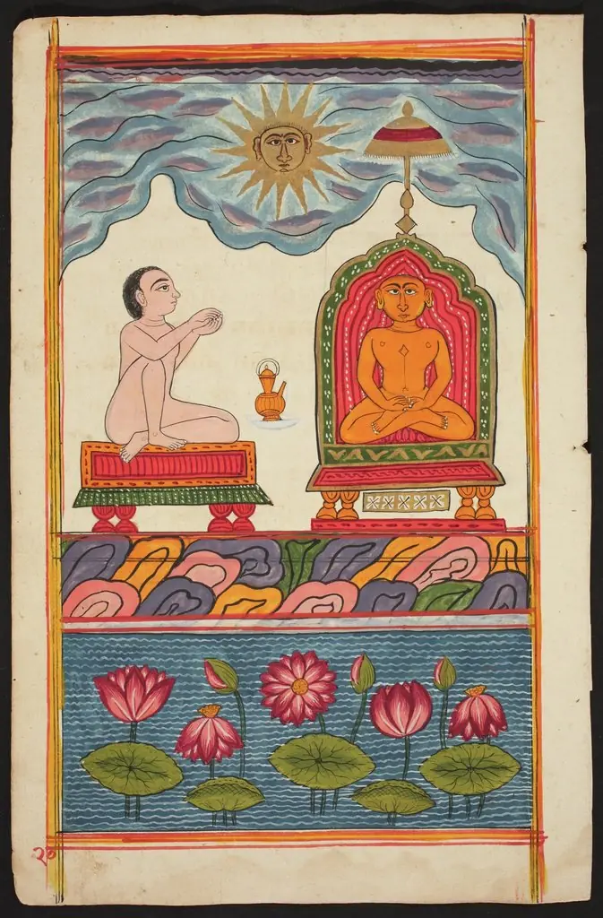 Folio from the Bhaktamara Stotra (“Hymn of the Immortal Devotee”), by Unknown