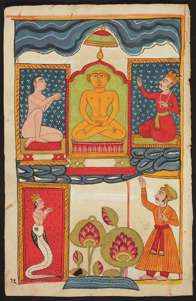 Folio from the Bhaktamara Stotra (“Hymn of the Immortal Devotee”), by Unknown