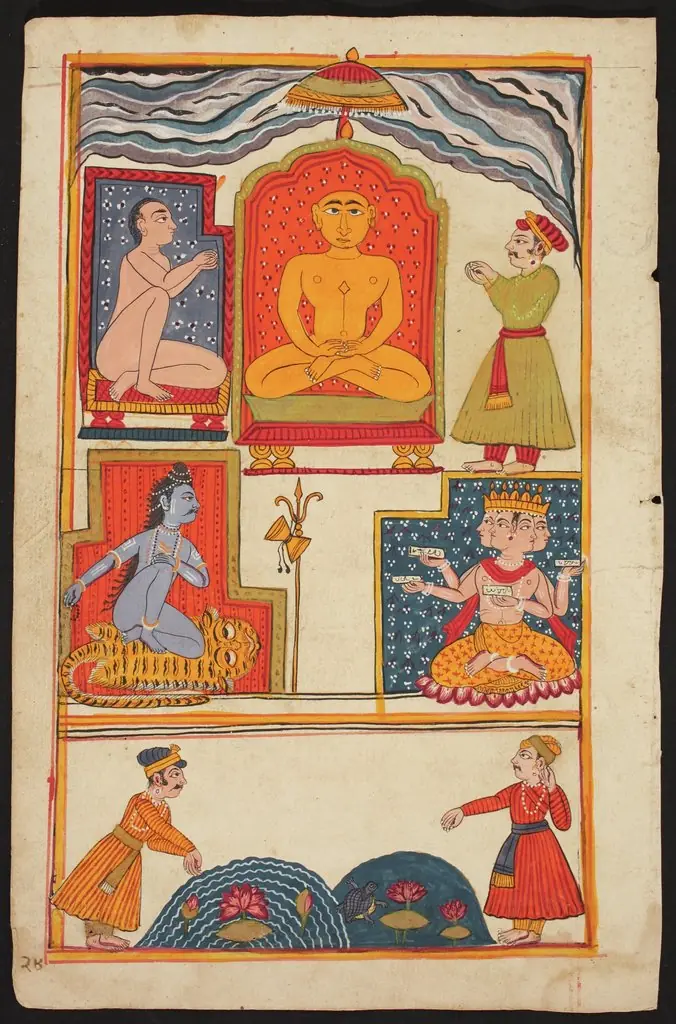Folio from the Bhaktamara Stotra (“Hymn of the Immortal Devotee”), by Unknown