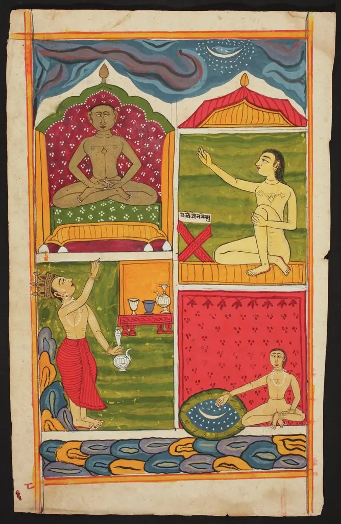 Folio from the Bhaktamara Stotra (“Hymn of the Immortal Devotee”), by Unknown