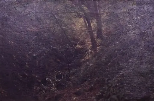 Forår i en kløft, by Unknown