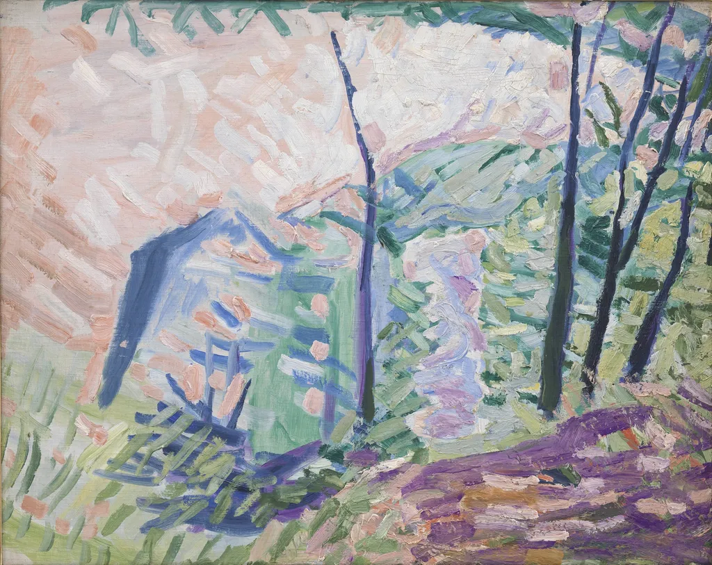 Forest near Bagsværd Lake, by Unknown, 1941