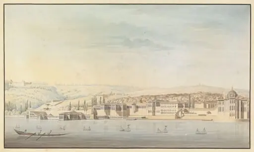 Former Dolmabahçe Palace and Mosque, by Unknown
