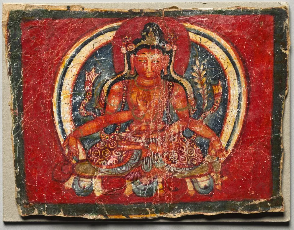 Four-armed Maitreya, by Unknown